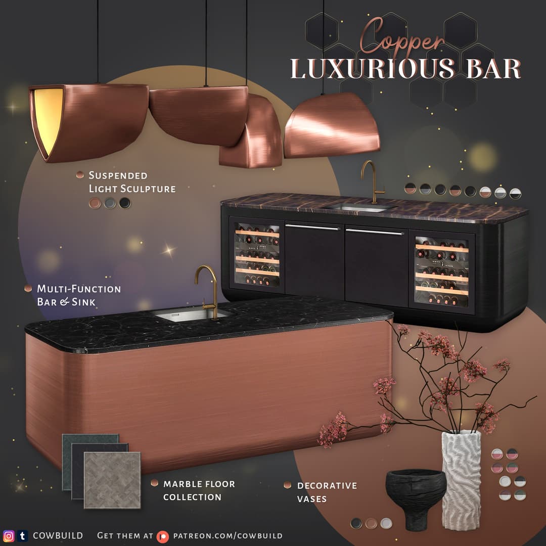 Набор для бара Copper Luxurious Bar